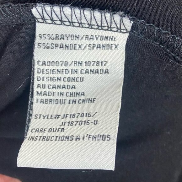 NWT Black Tie Front Dress Size Large Spence + Shaw New Tags Midi Length‎ Minimal - Picture 6 of 9